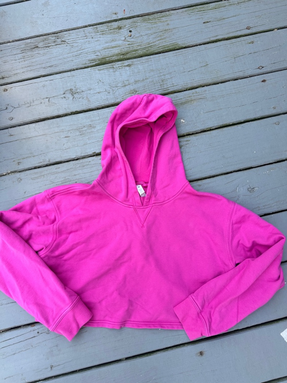 lululemon athletica Hot Pink Hooded Pullover Sz 14
